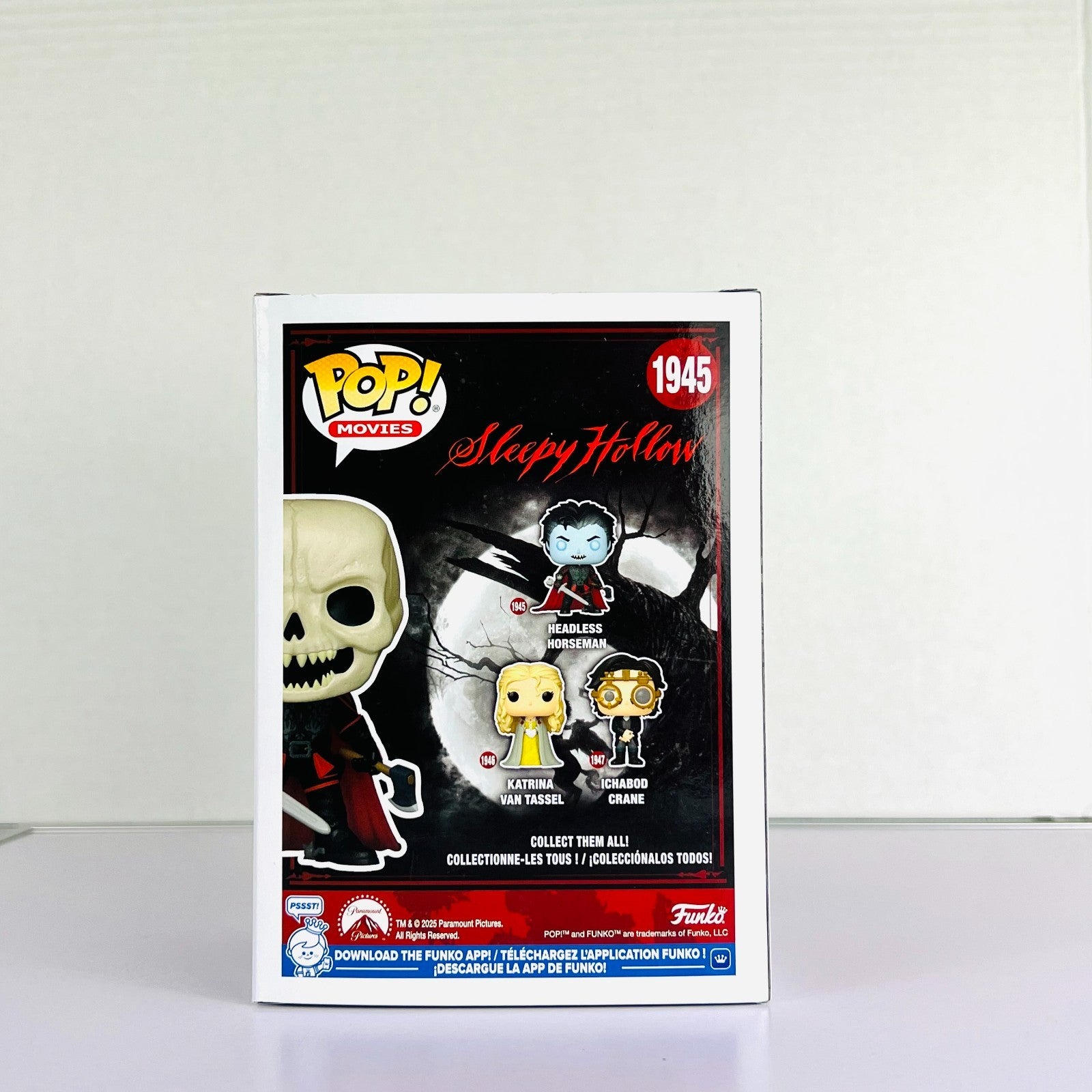 Funko POP Vinyl - Movies - Sleepy Hollow - Headless Horseman - #1945 Chase