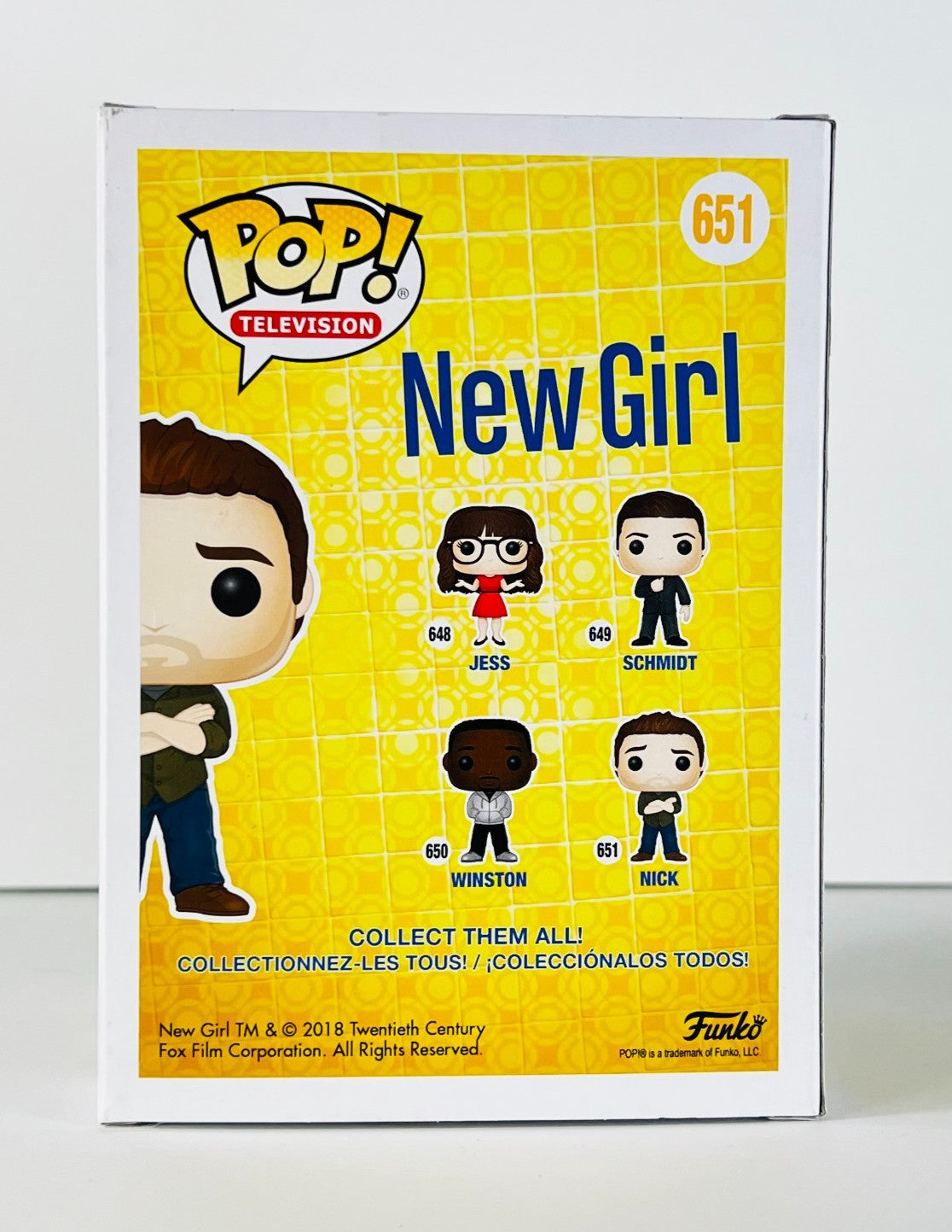 Funko POP Vinyl - Television - New Girl - Nick - #651