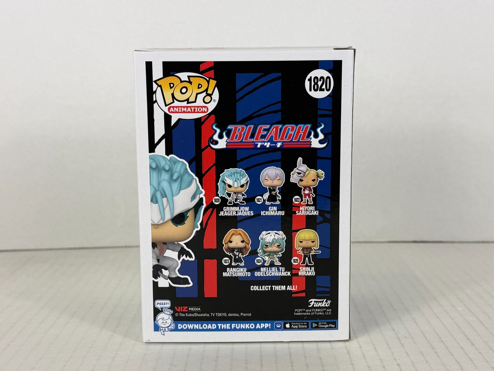 Funko POP Vinyl - Animation - Bleach - Grimmjow Jeagerjaques - #1820 GITD Chase