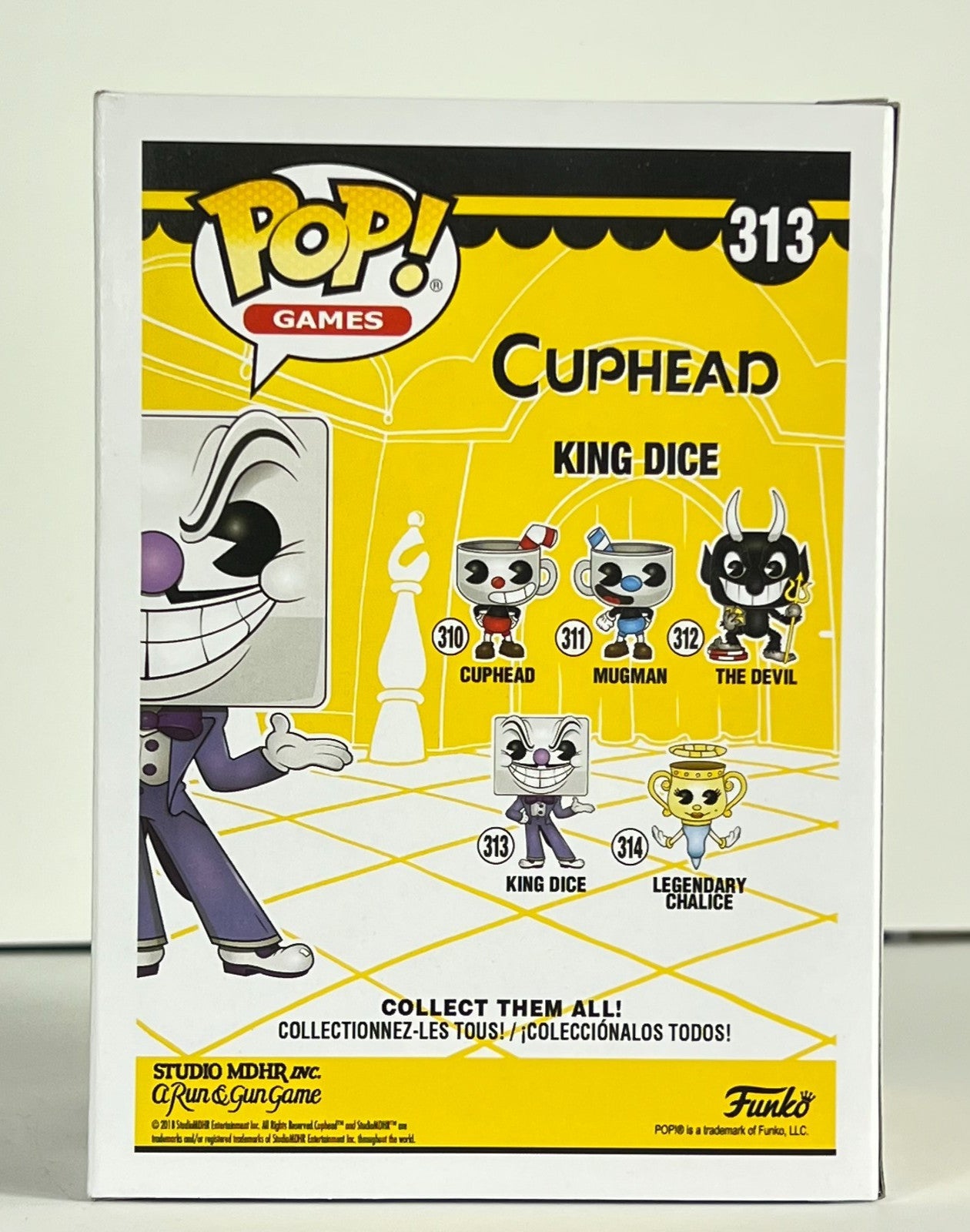 Funko POP Vinyl - Games - Cuphead - King Dice - #313 Chase