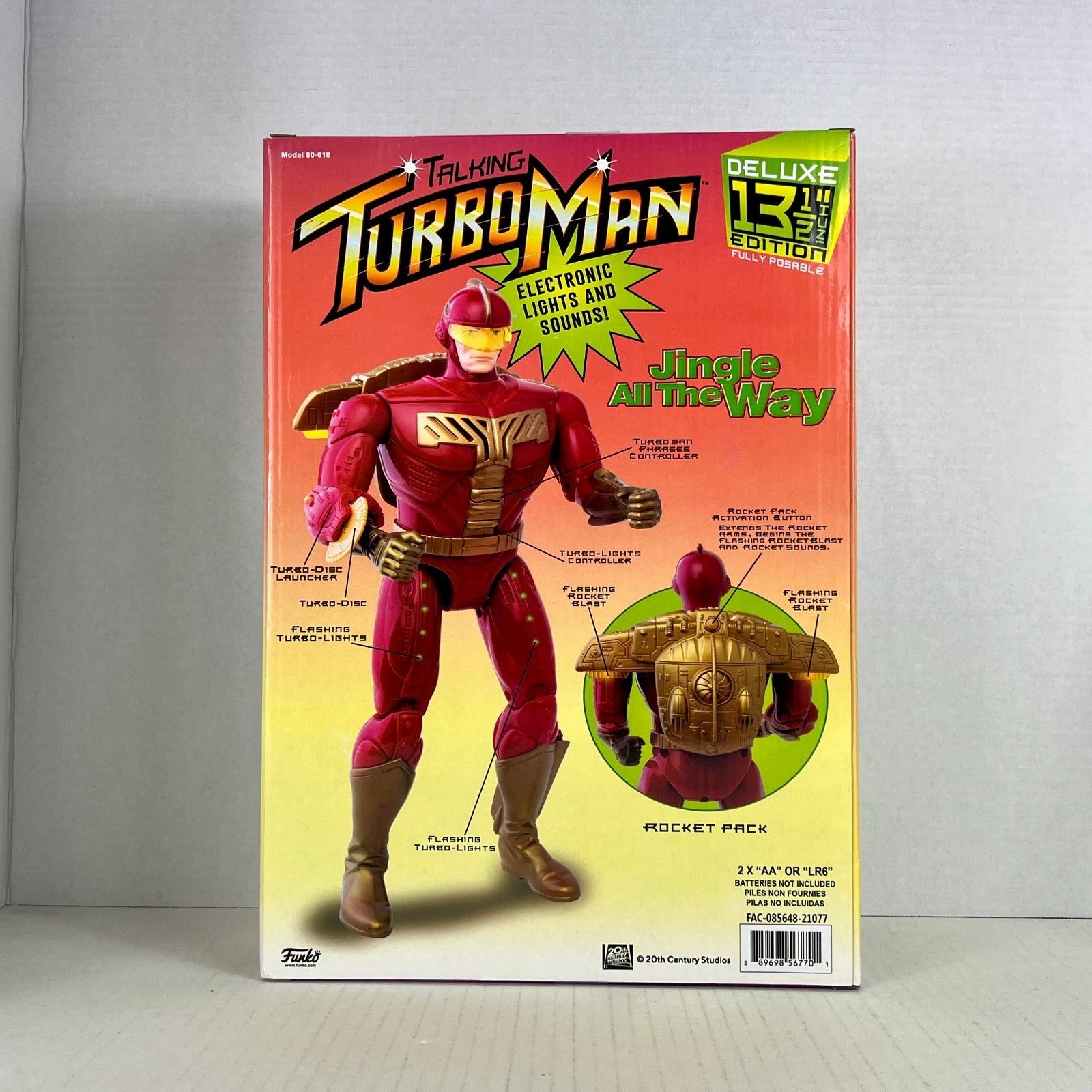 Funko POP Vinyl - Funko Talking Turbo Man 13.5 in Deluxe Edition