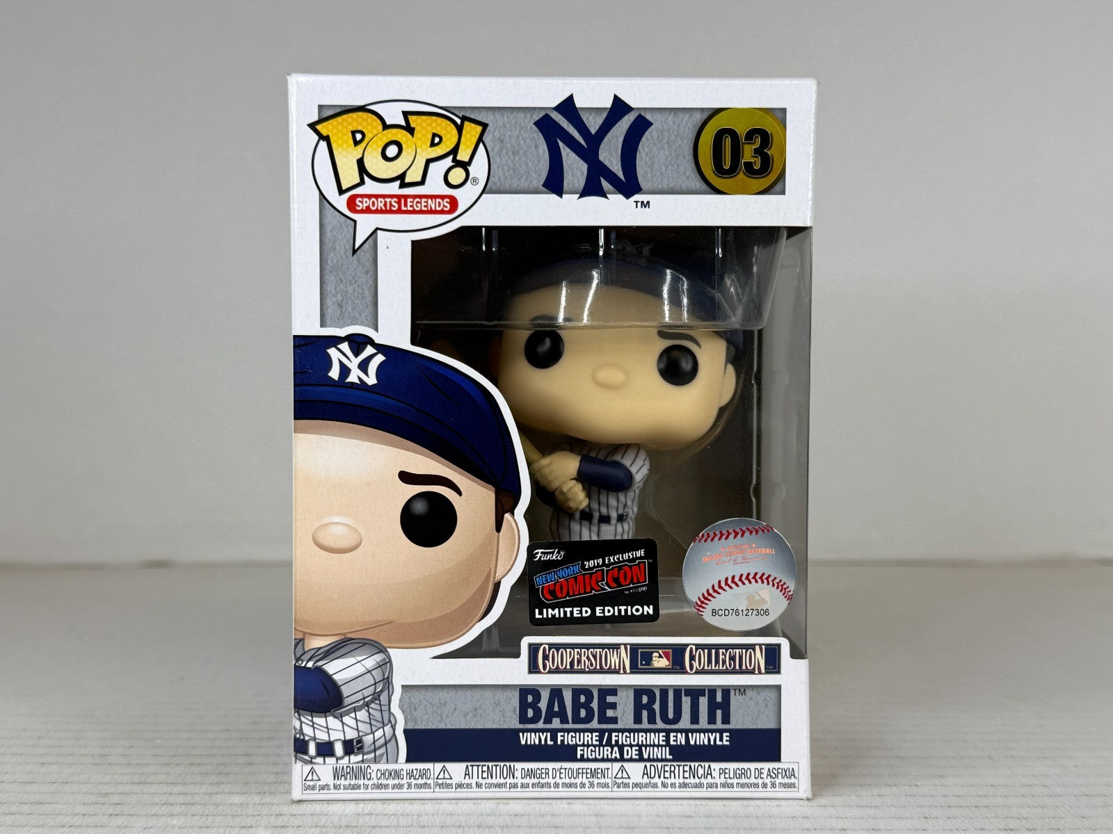 Funko POP Vinyl - Sports Legends - New York Yankees - Babe Ruth - #03 NYCC