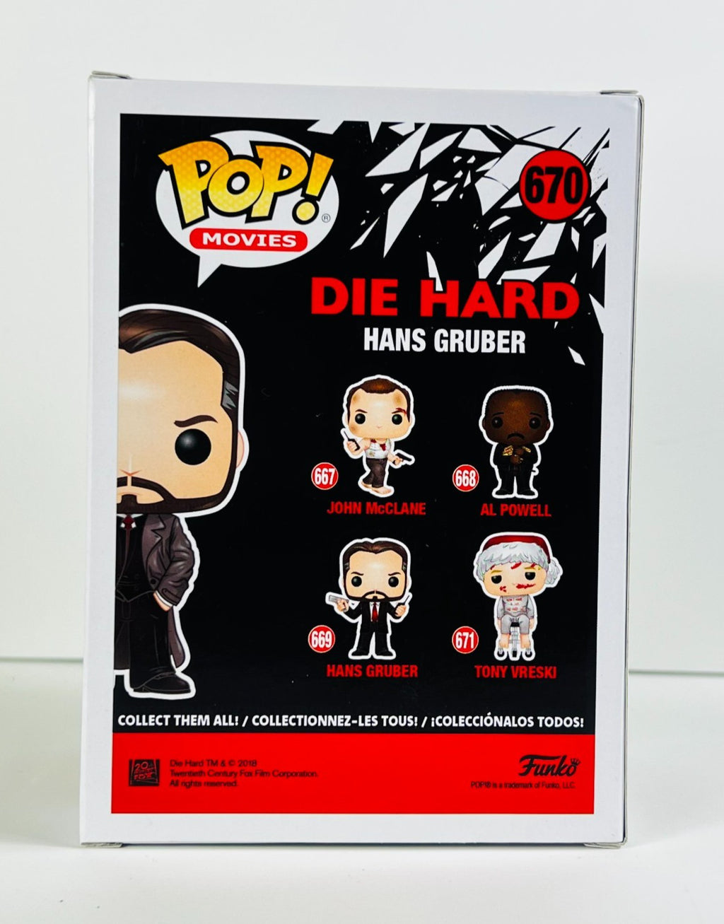 Funko POP Vinyl - Movies - Die Hard - Hans Gruber - #670 GameStop