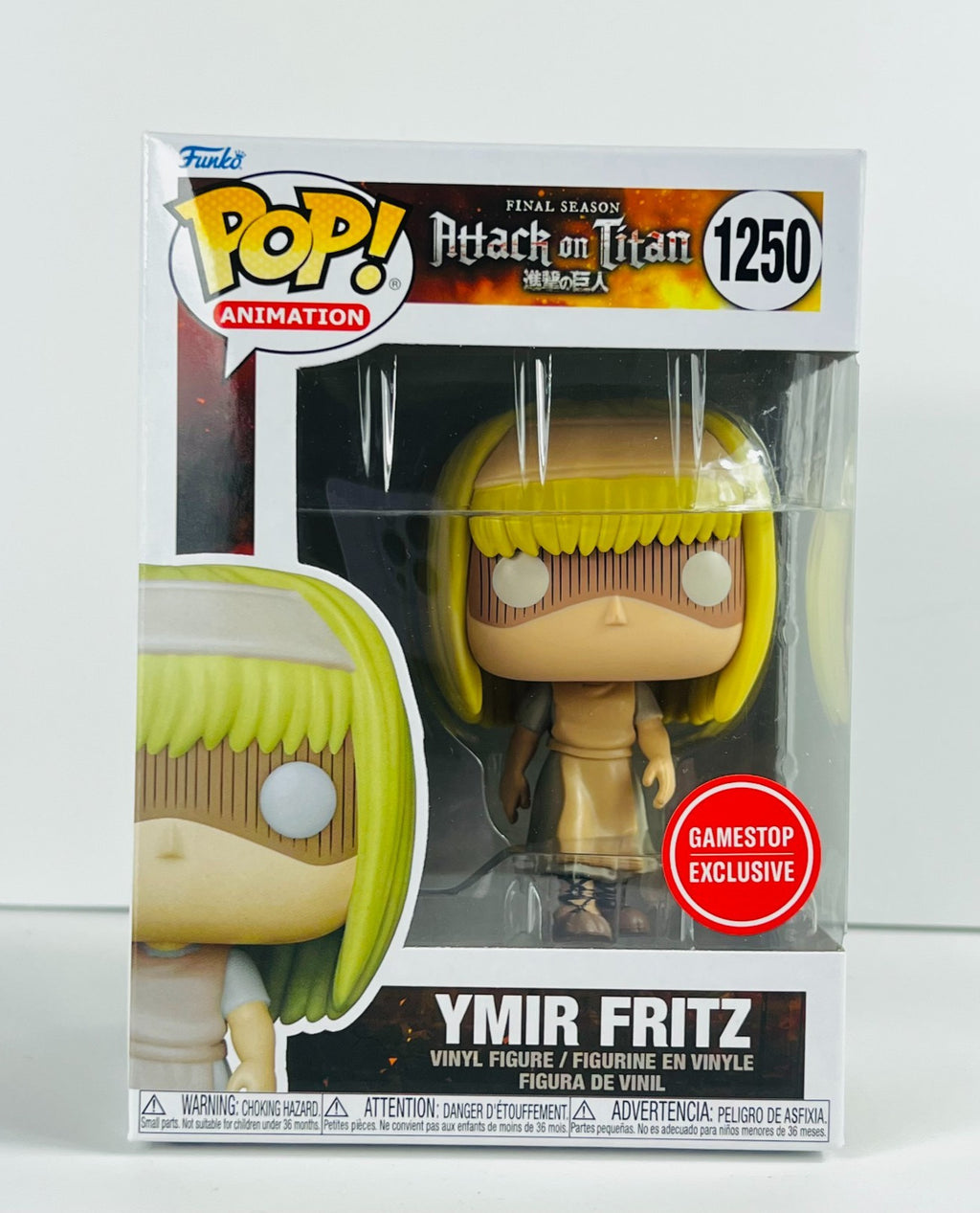 Funko POP Vinyl - Animation - Attack On Titan - Ymir Fritz - #1250 GameStop [2]