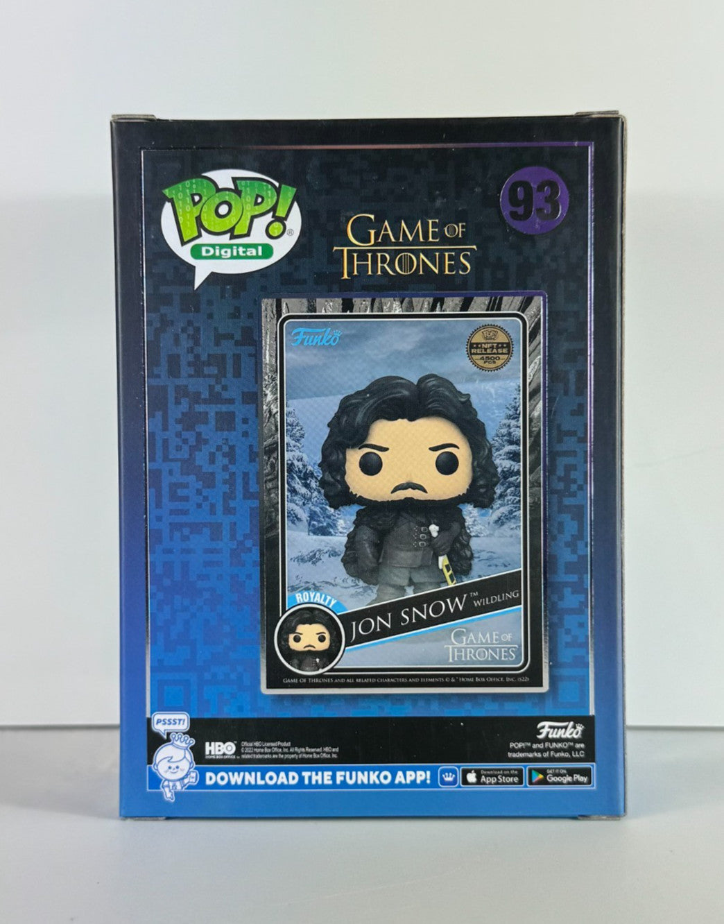 Funko POP Vinyl - House Of The Dragon - Jon Snow Wildling #93 - 4500 Pcs