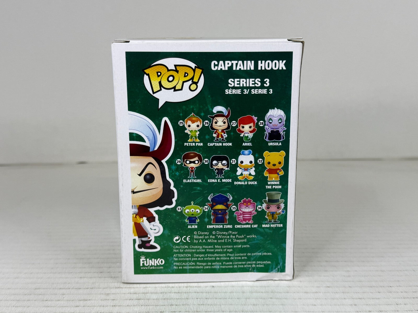 Funko POP Vinyl - Disney - Peter Pan - Captain Hook -#26