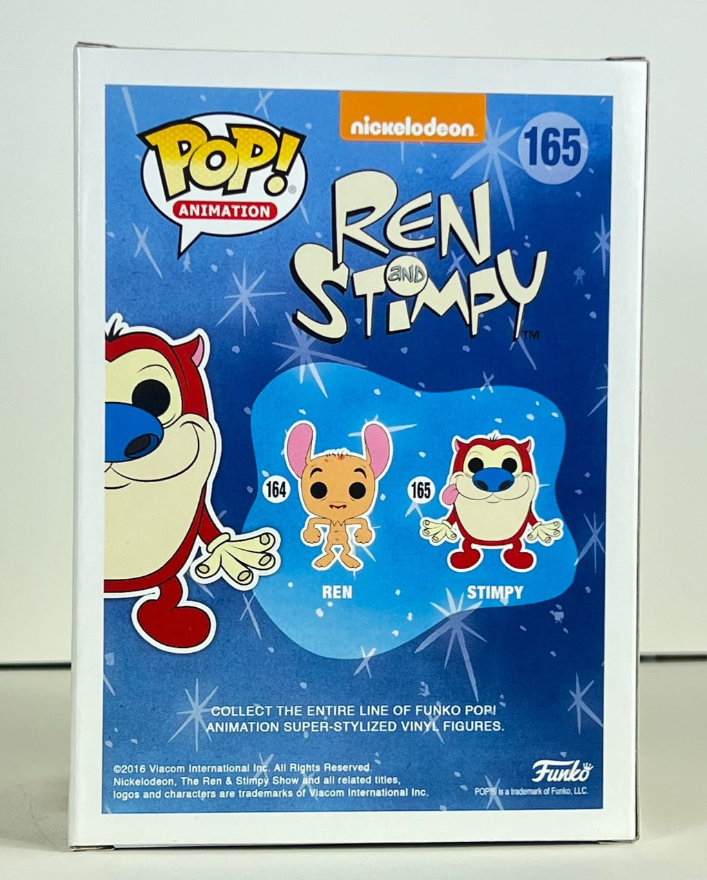 Funko POP Vinyl - Animation - Nickelodeon -  Ren And Stimpy - Stimpy - #165