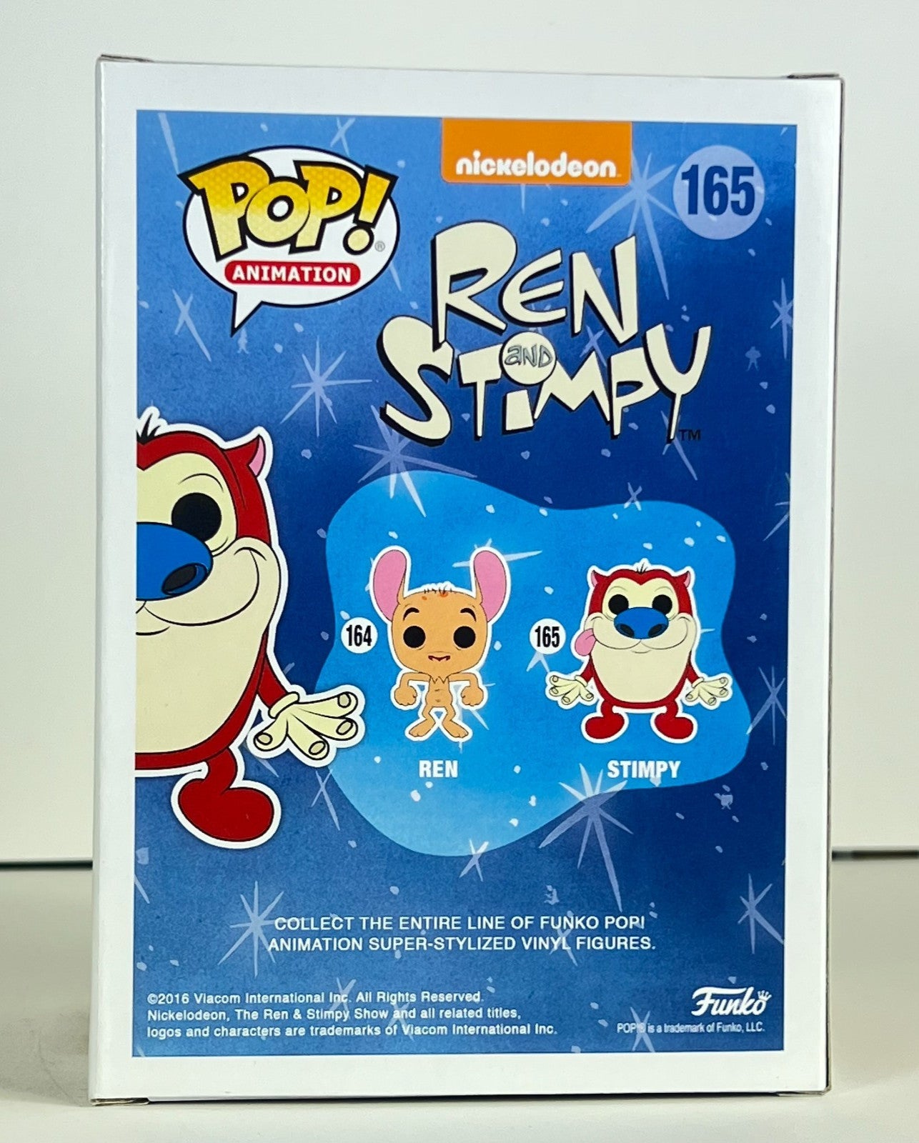 Funko POP Vinyl - Animation - Nickelodeon -  Ren And Stimpy - Stimpy - #165