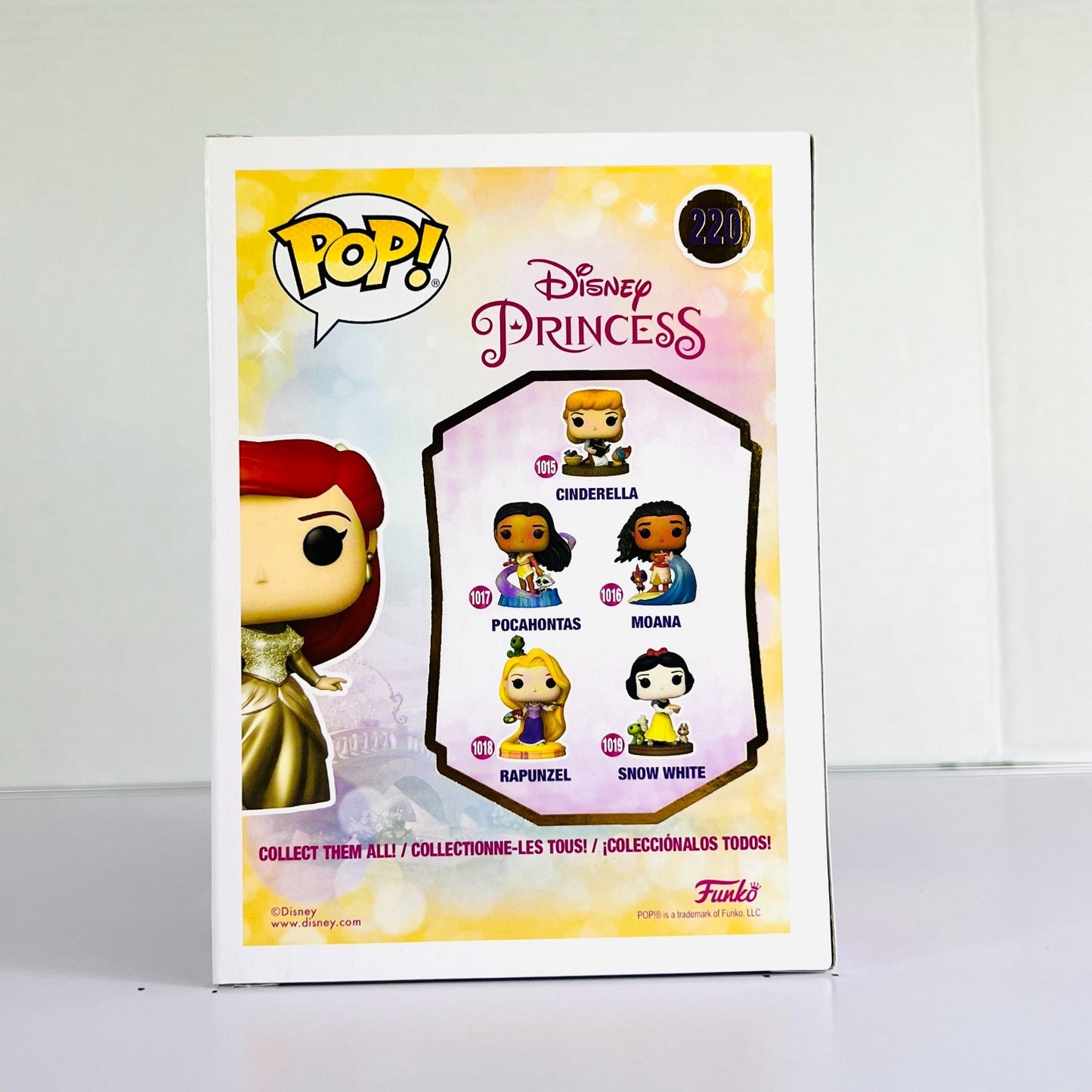Funko POP Vinyl - Disney - Princess - Ariel - #220 With Pin