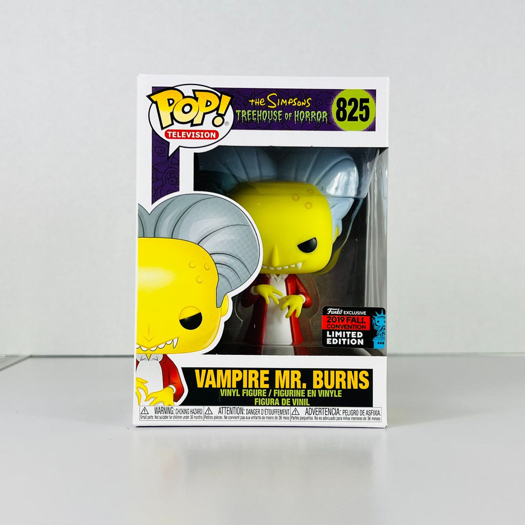 Funko POP Vinyl - Television - The Simpsons - Vampire Mr Burns - #825 FC 2019