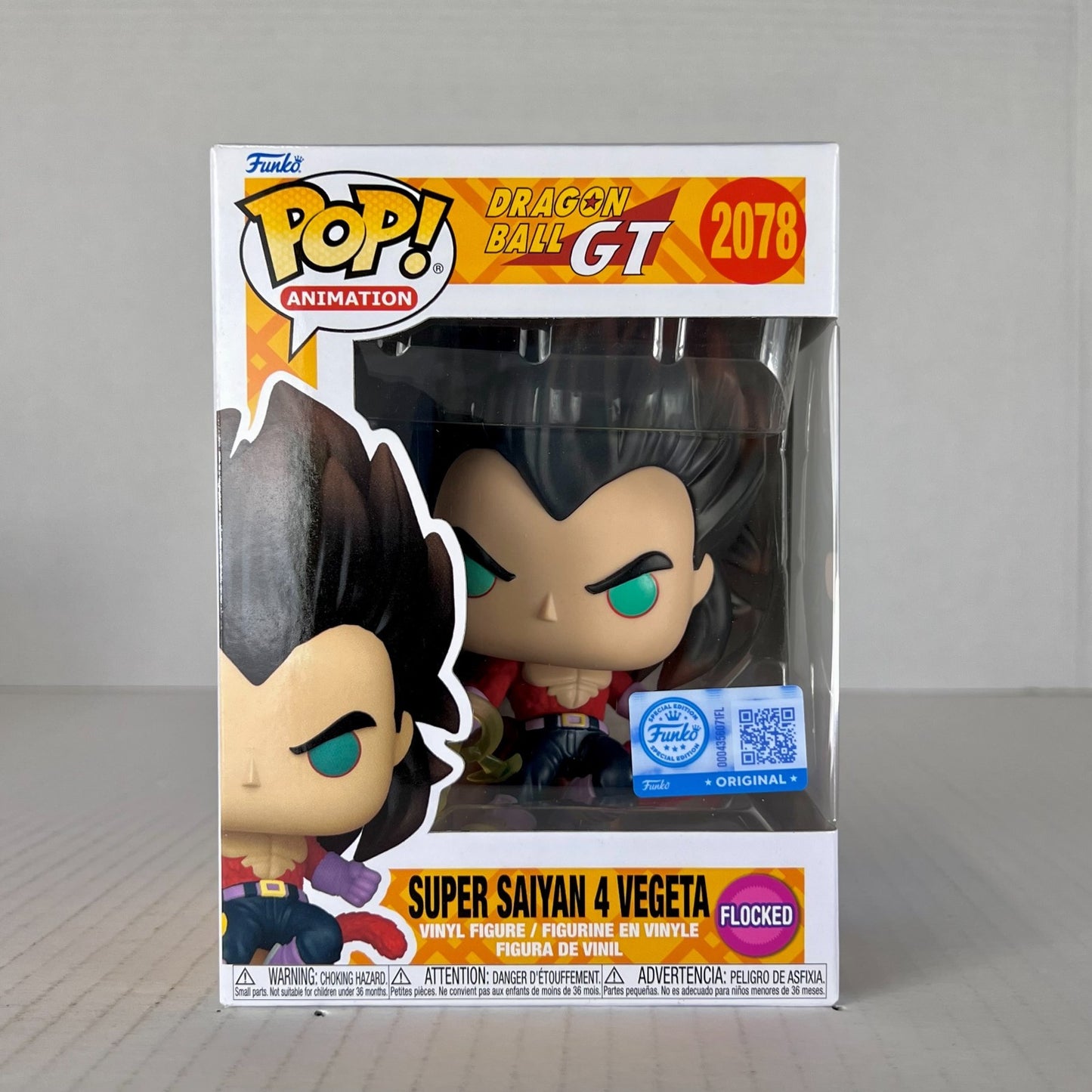 Funko POP Vinyl - Animation Dragonball GT - Super Saiyan 4 Vegeta #2078 Flocked