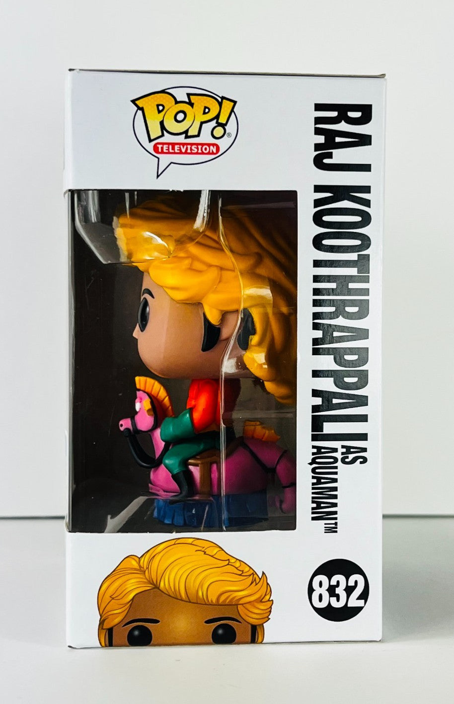 Funko POP Vinyl - The Big Bang Theory - Raj Koothrappali As Aquaman - #832