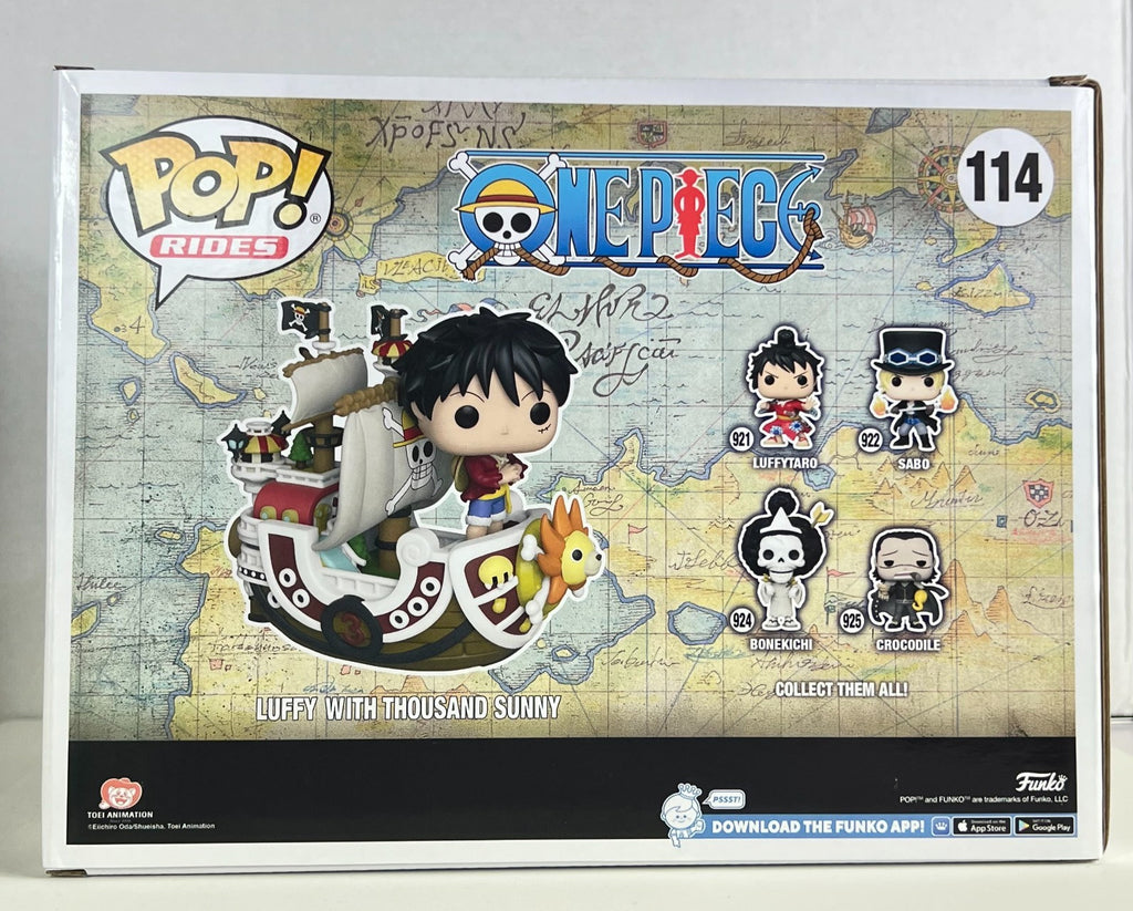 Funko POP Vinyl - Rides - One Piece - Luffy With Thousand Sunny - #114 SC 2022