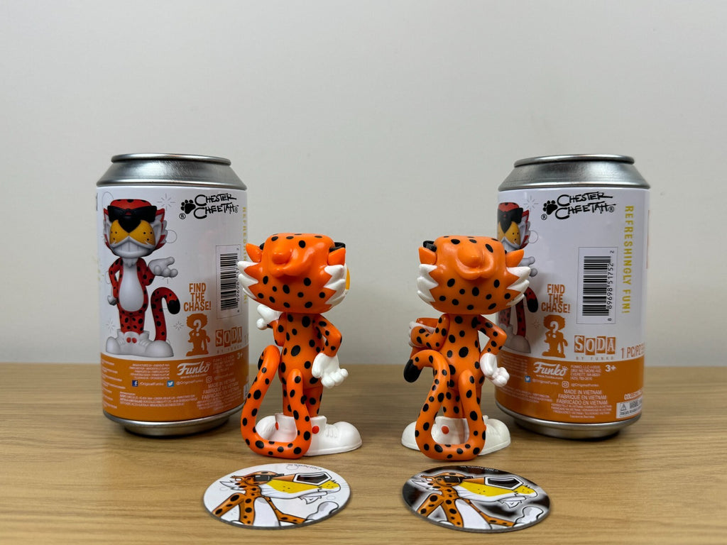 Funko POP Soda - Chester Cheetah - Common and Chase Set - 12500 Piece