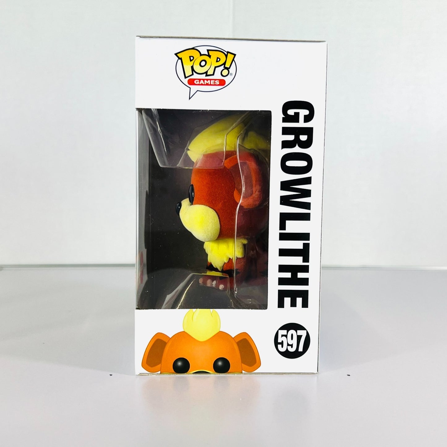 Funko POP Vinyl - Games - Pokemon - Growlithe - #597 Flocked FC 2020