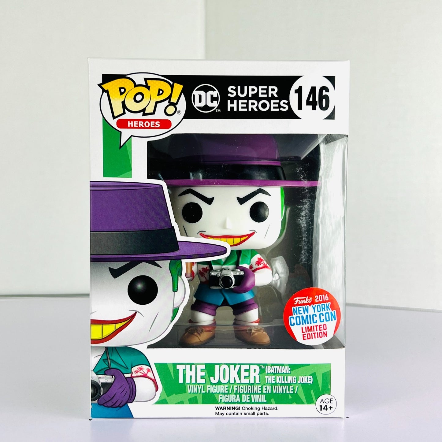 Funko POP Vinyl - Heroes - DC - The Joker Batman The Killing Joke #146 NYCC 2014