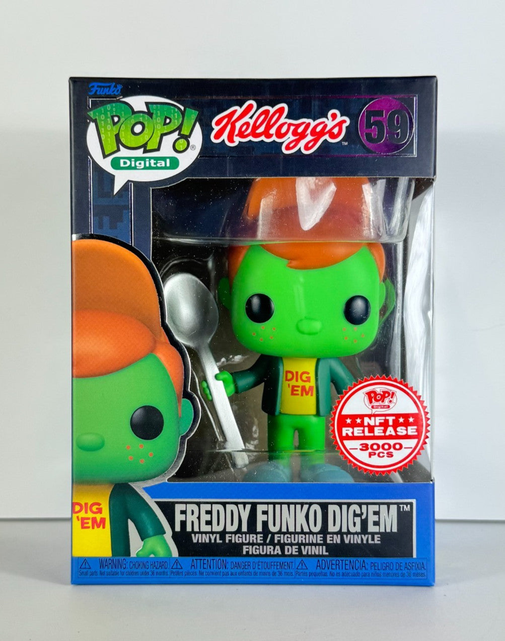 Funko POP Vinyl - Digtial - Kelloggs - Freddy Funko Dig'Em #59 - 3000 Pcs