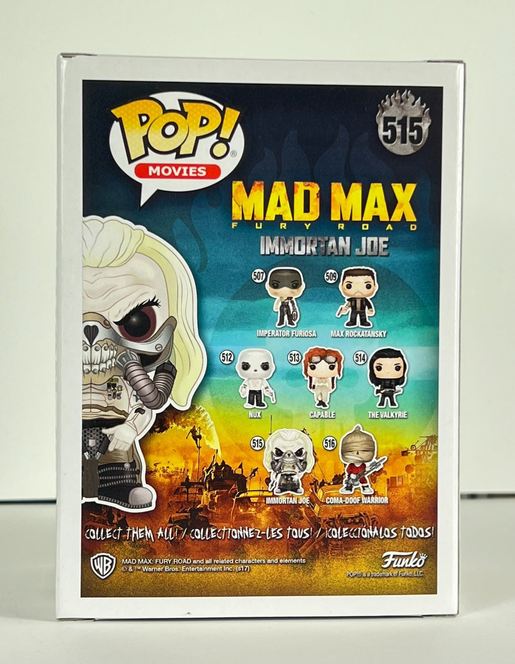 Funko POP Vinyl - Movies - Mad Max Fury Road - Immortan Joe - #515 Chase