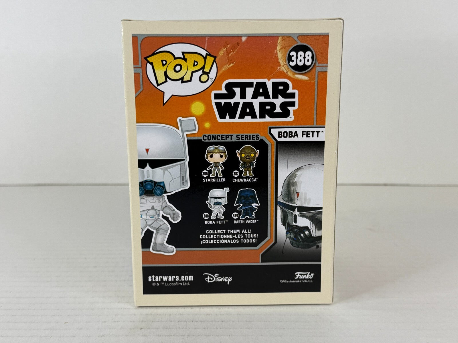 Funko POP Vinyl - Star Wars - Boba Fett - #388 EMP GC 2020 Concept Series