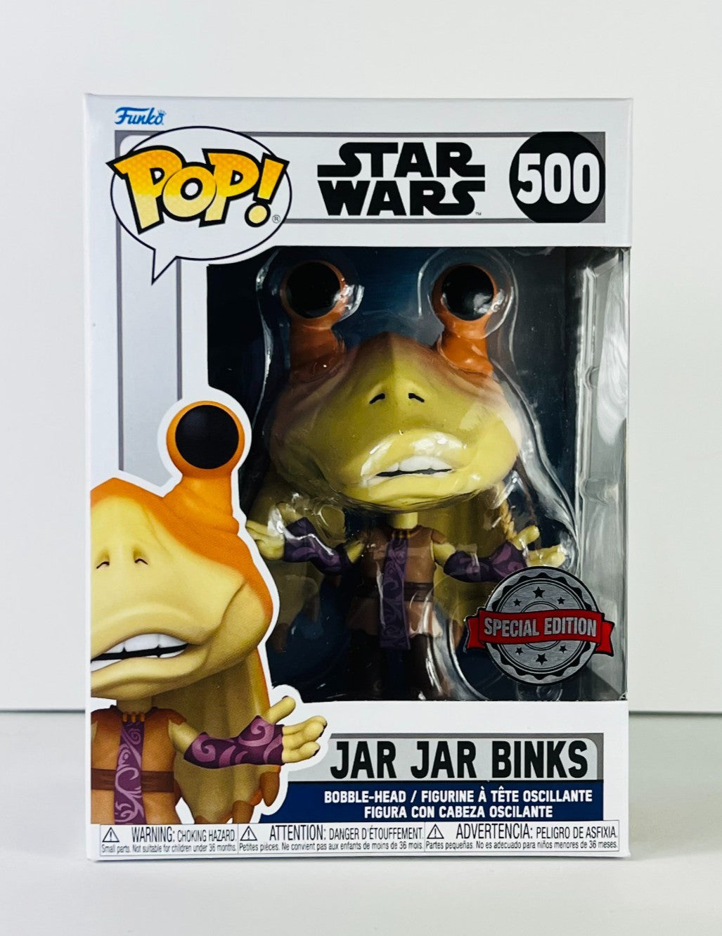 Funko POP Vinyl - Star Wars - Jar Jar Binks - #500 Special Edition