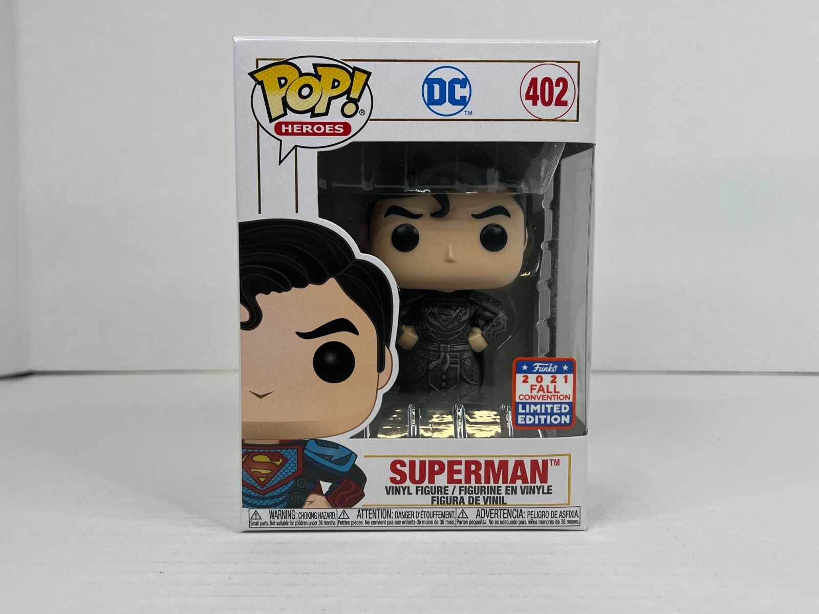 Funko POP Vinyl - Heroes - DC - Superman Black Metallic - #402