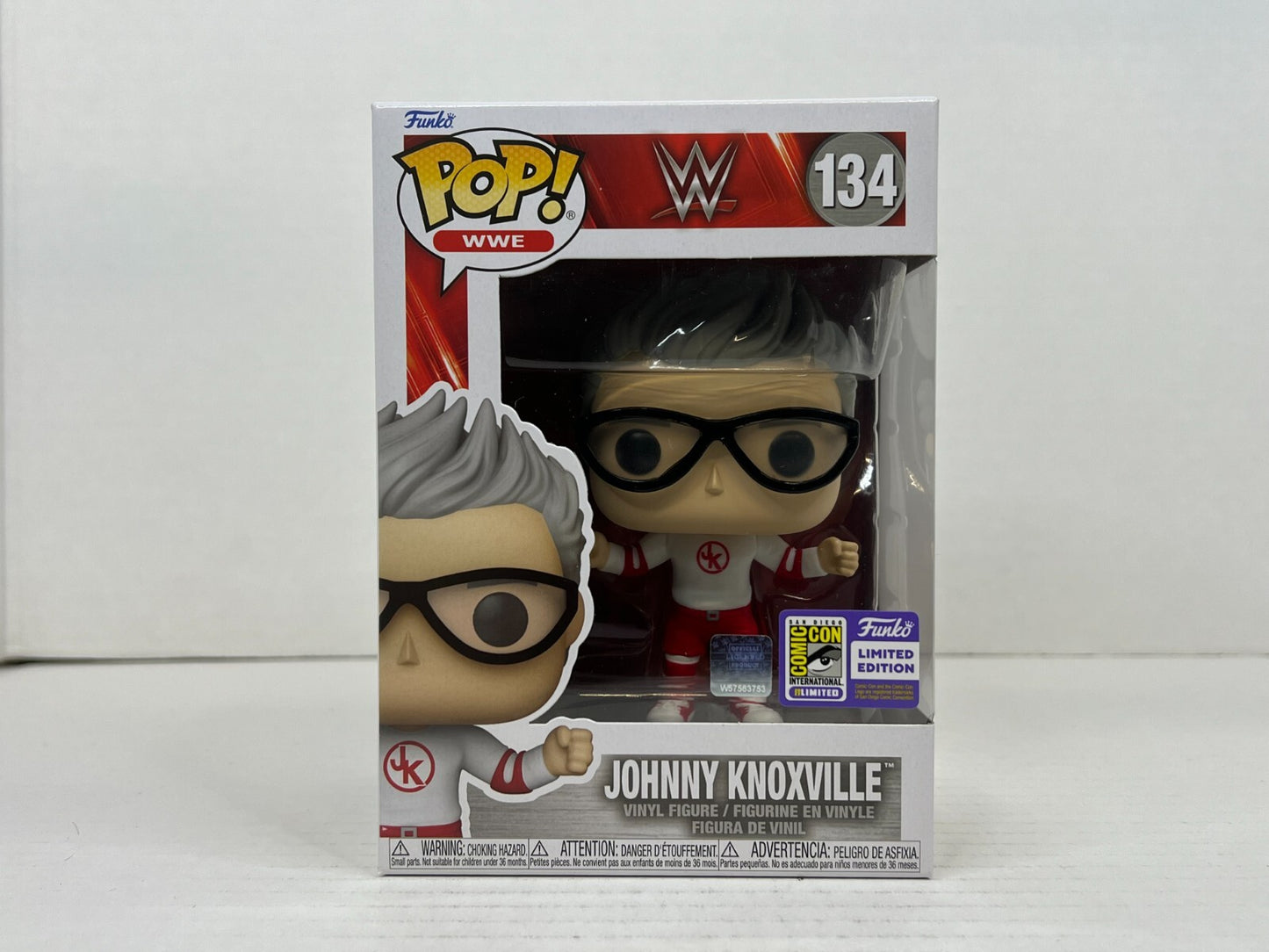 Funko POP Vinyl - WWE - Johnny Knoxville - #134 - Comic Con