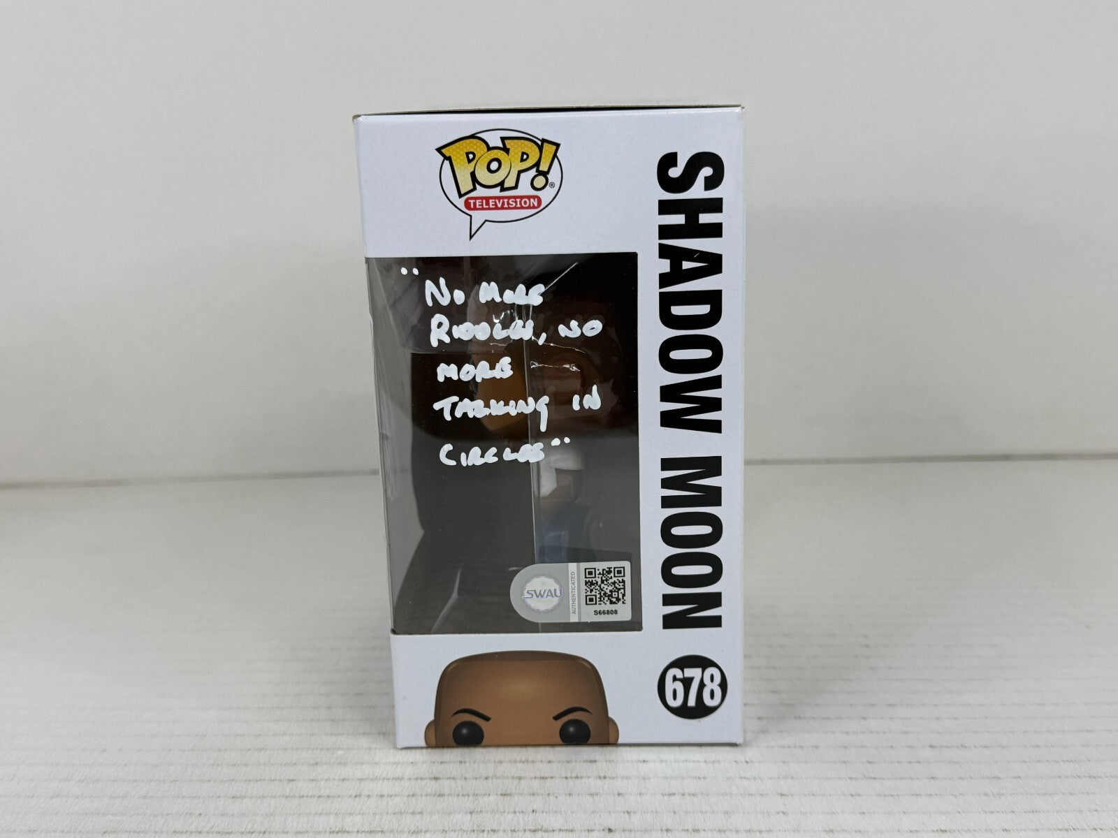 Funko POP Vinyl - America Gods - Shadow Moon Signed Ricky Whittle COA