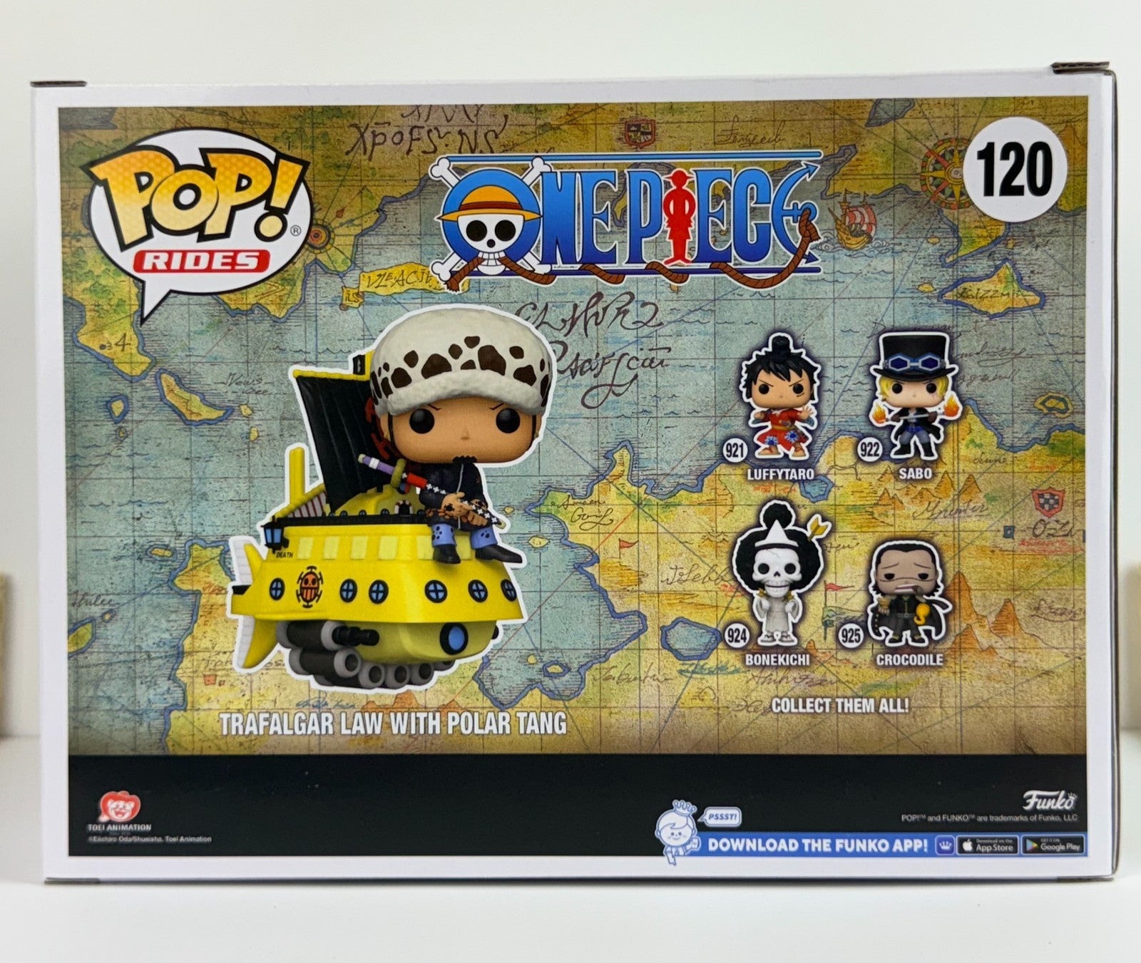 Funko POP Vinyl - Rides - One Piece - Trafalgar Law With Polar Tang - #120