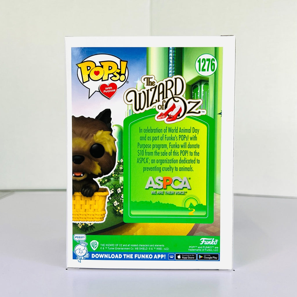Funko POP Vinyl - Pops With Purpose - The Wizards Of Oz - Toto In Basket #1276