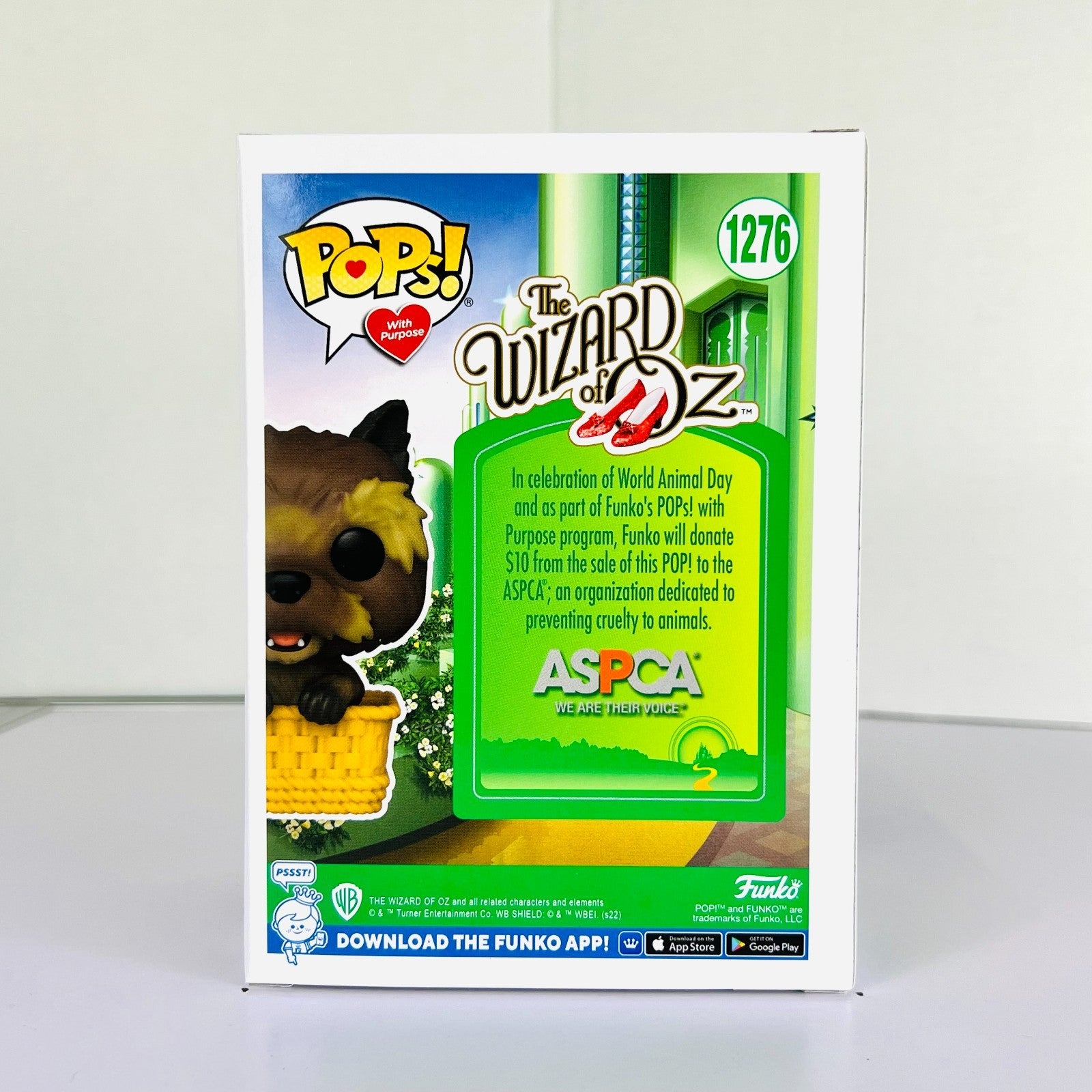Funko POP Vinyl - Pops With Purpose - The Wizards Of Oz - Toto In Basket #1276