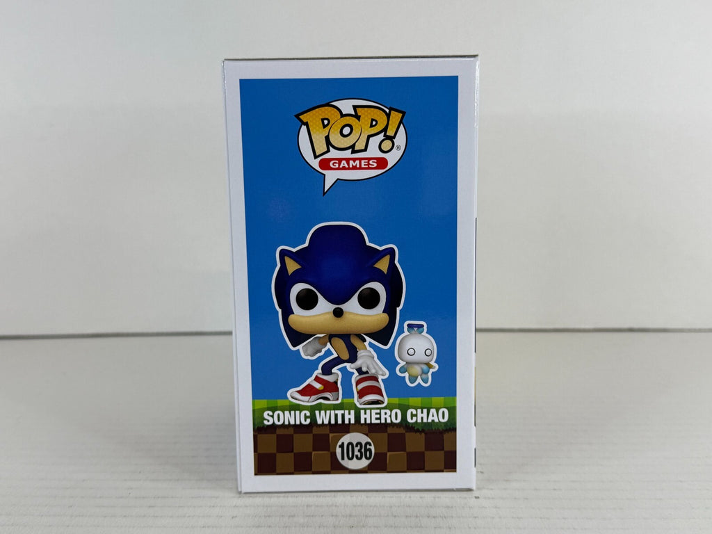 Funko POP Vinyl - Games Sonic The Hedgehog - Sonic With Hero Choa #1036 Flocked