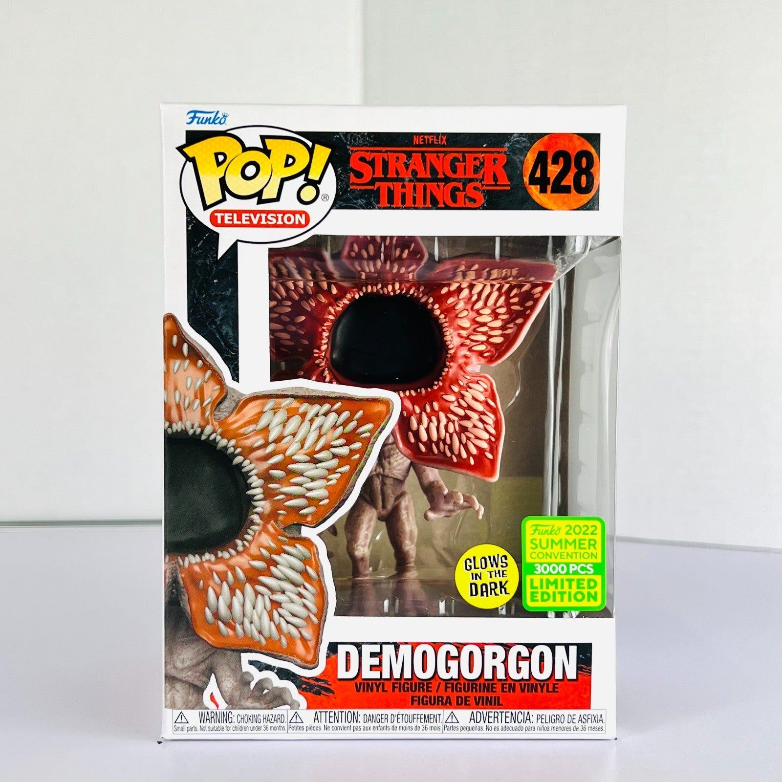 Funko POP Vinyl - Television - Stranger Things - Demogorgon - #428 GITD 3000 Pcs