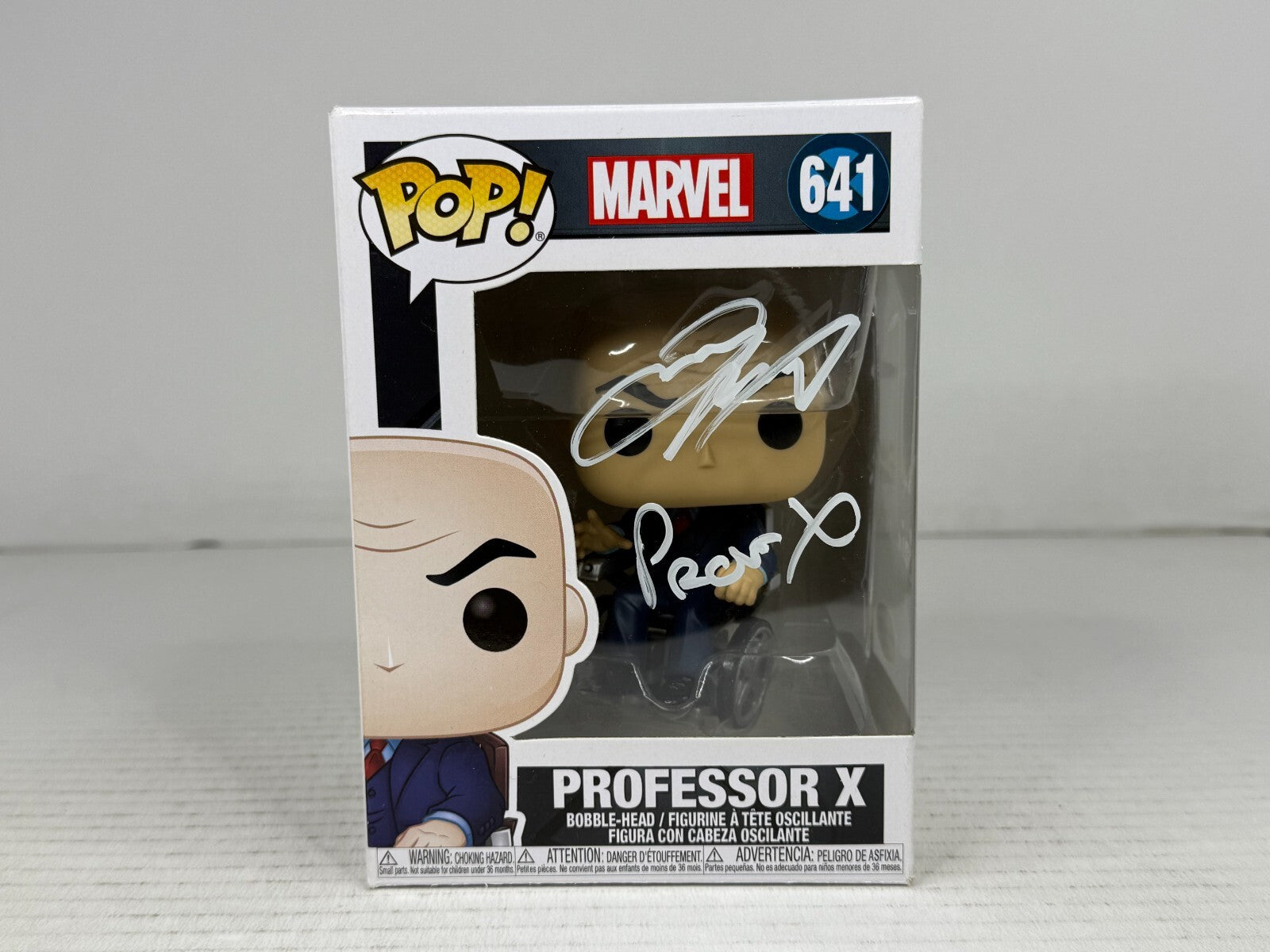 Funko POP - Marvel - X-Men - Professor X #641 - Signed James McAvoy COA