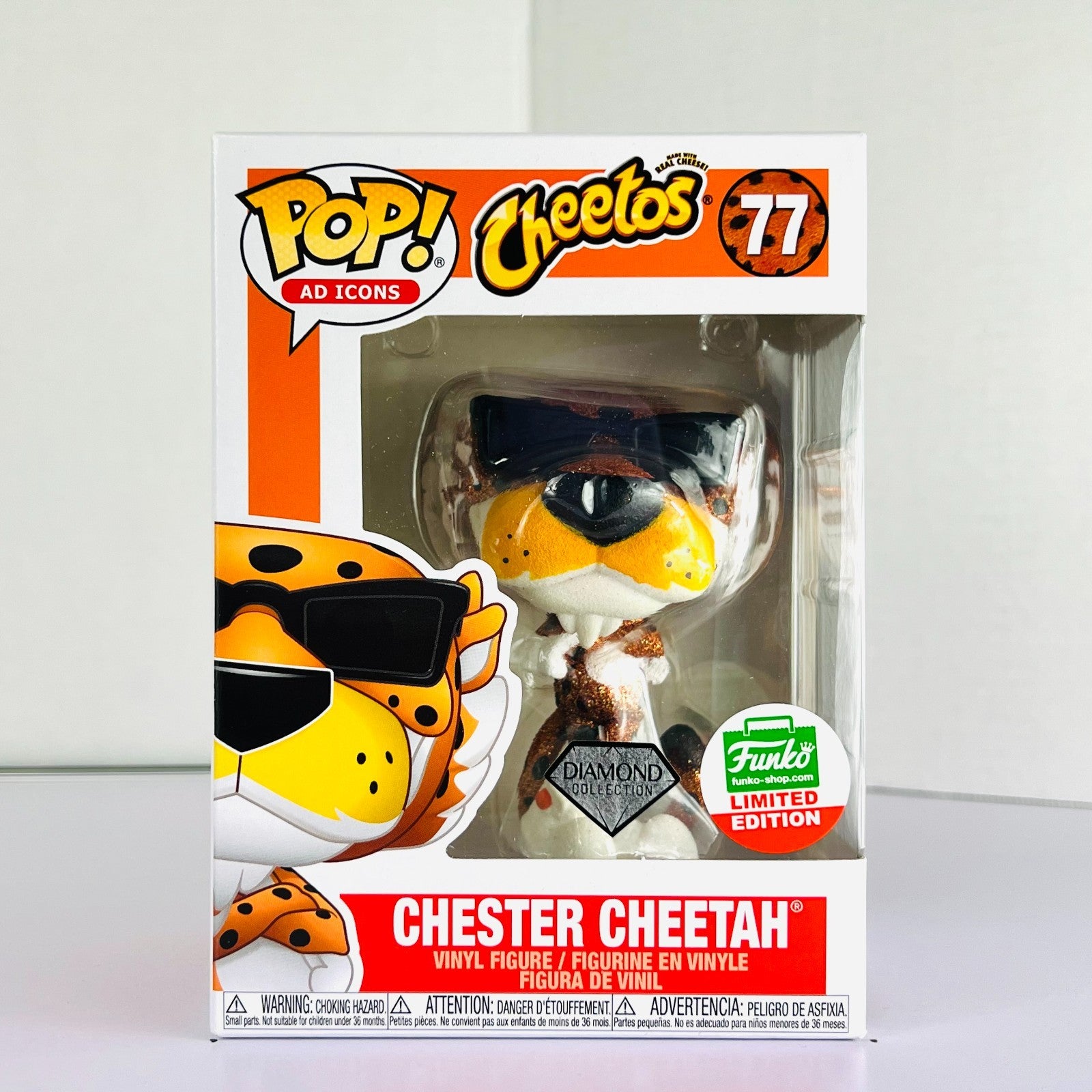 Funko POP Vinyl - Ad Icons - Cheetos - Chester Cheetah - #77 Diamond