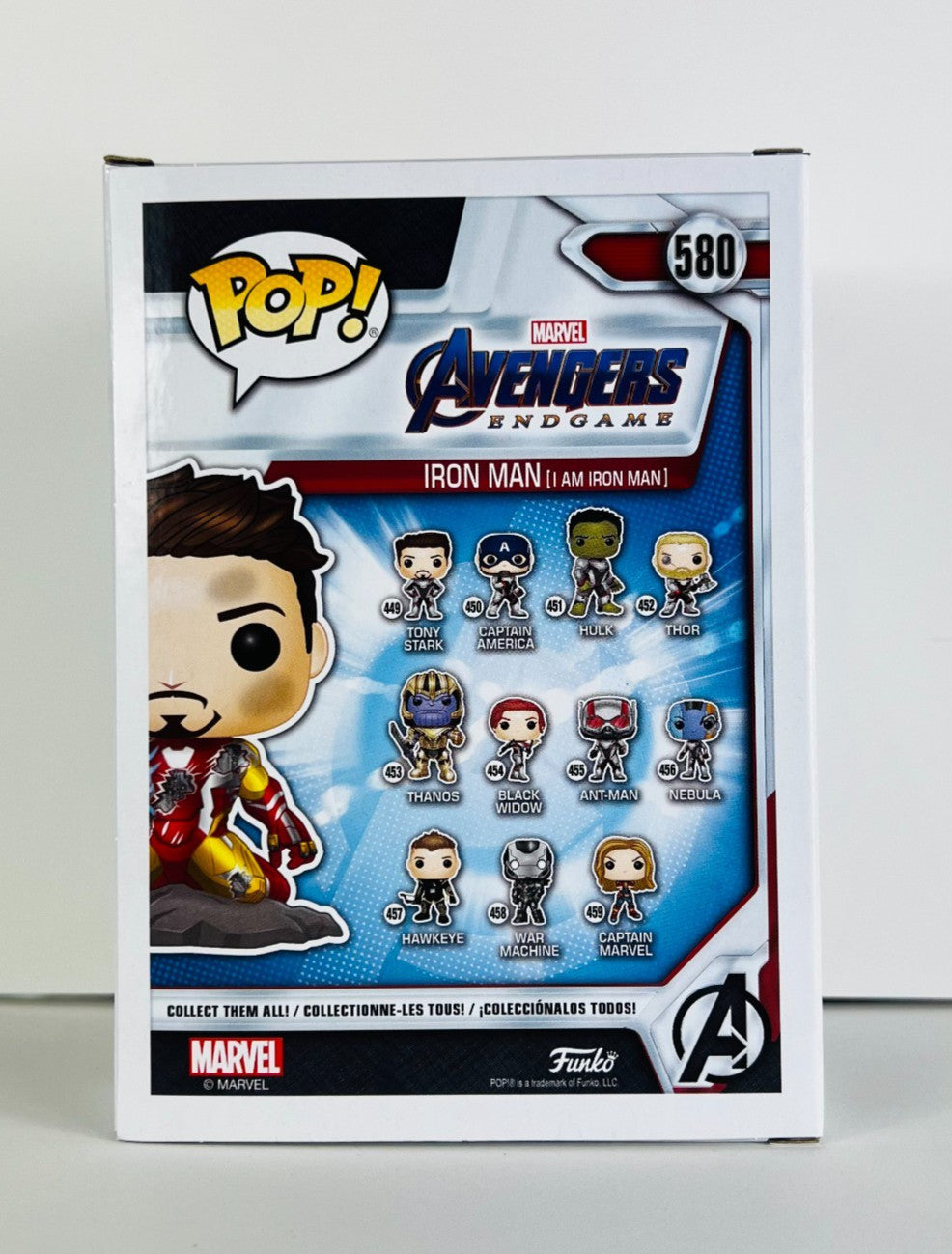 Funko POP Vinyl - Marvel - Avengers Endgame - I am Iron Man - #580 GITD