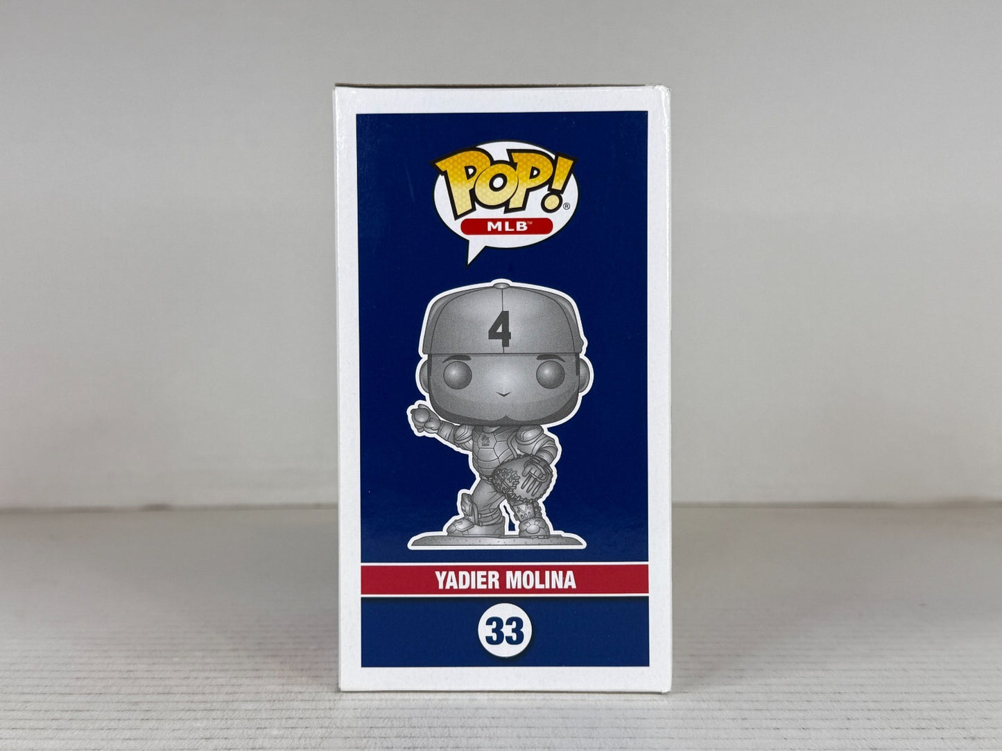 Funko POP Vinyl - MLB -  Cardinals - Yadier Molina #33 - 400 Pcs Silver Chrome 2