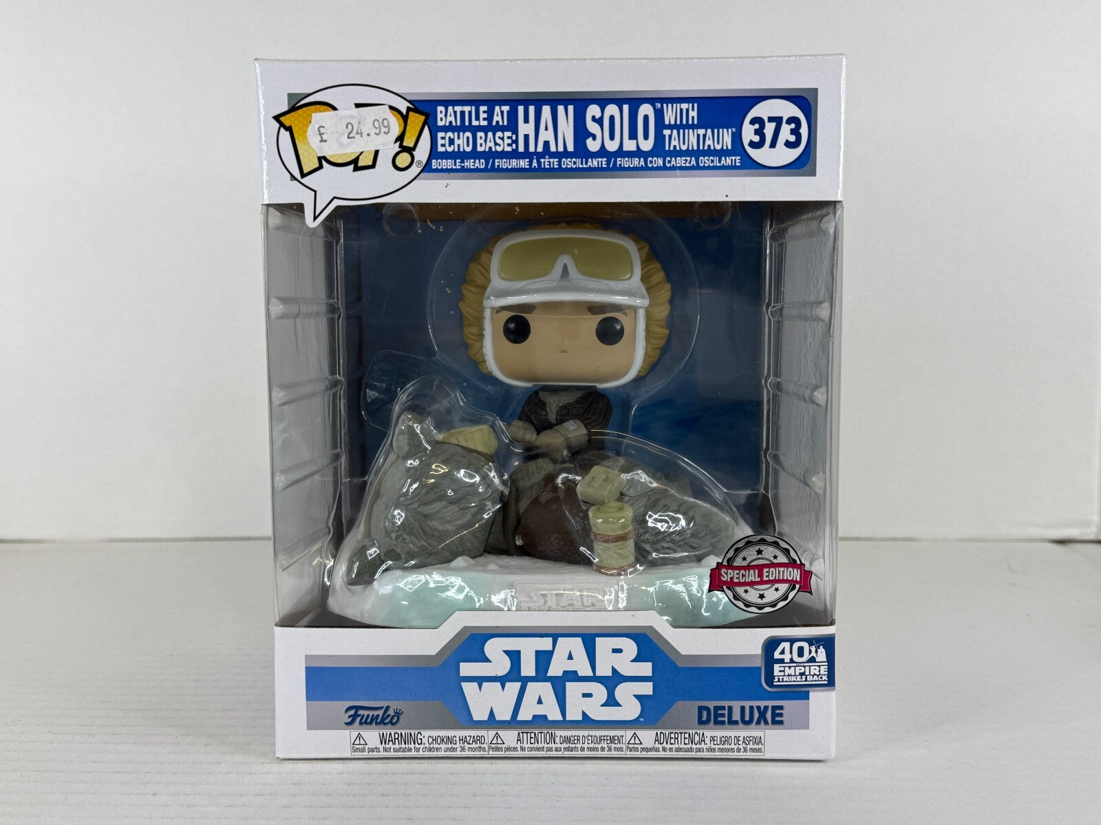 Funko POP Vinyl - Star Wars - Battle at Echo Base Han Solo With Tauntaun - #373