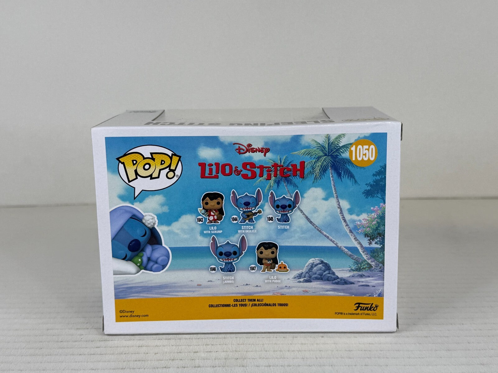 Funko POP Vinyl - Disney - Lilo And Stitch - Sleeping Stitch - #1050 Hot Topic