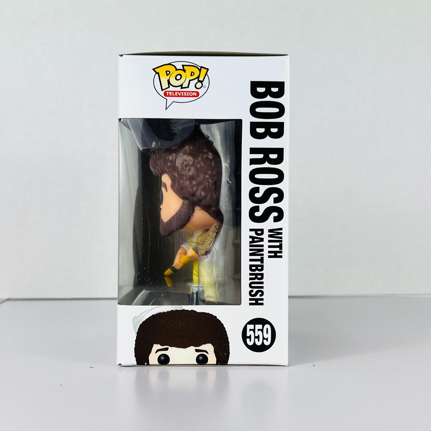 Funko POP Vinyl - Television - Joy Of Painting - Bob Ross With Paintbrush - #559