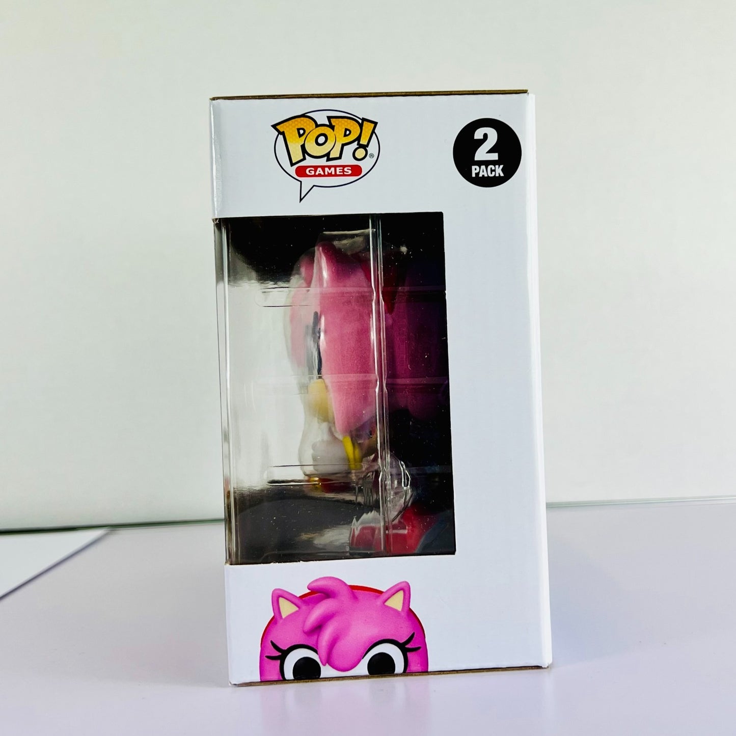 Funko POP! Vinyl - Games - Sonic The Hedgehog - Shadow & Amy - 2 Pack Flocked
