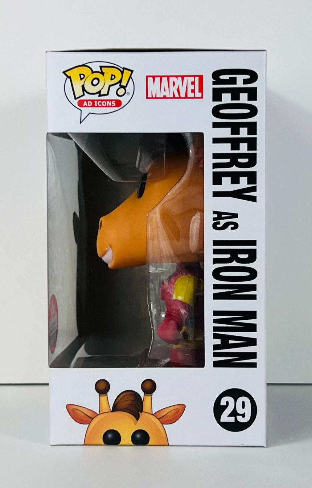 Funko POP Vinyl - Ad Icons - ToysRUs Marvel - Geoffrey As Iron Man #29 Canadian