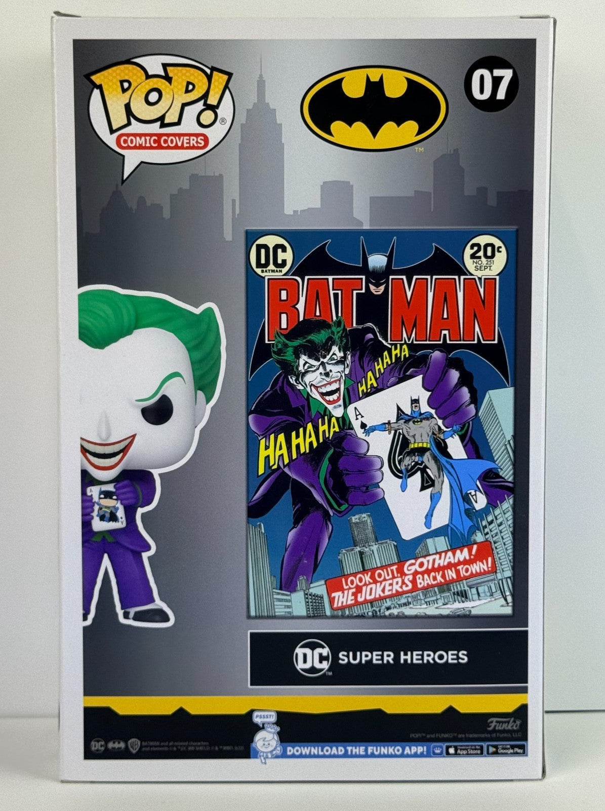 Funko POP Vinyl - DC - Comic Cover - The Joker - #07