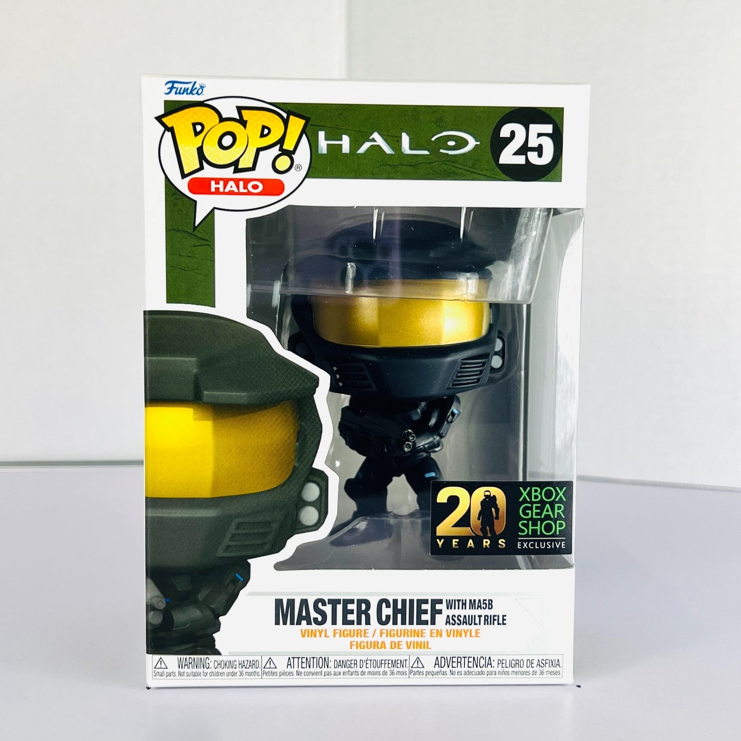 Funko POP Vinyl - Halo - Master Chief With MA5B Assault Rifle - #25 20 Years