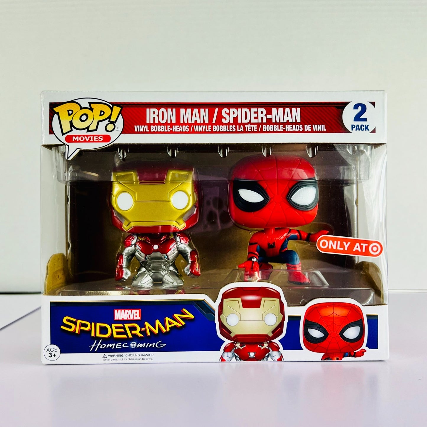 Funko POP! Vinyl - Movies - Marvel Home Coming - Iron Man / Spider-Man - 2 Pack