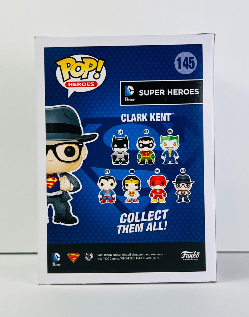 Funko POP Vinyl - Heroes - DC Super Heroes - Clark Kent - #145 Hot Topic
