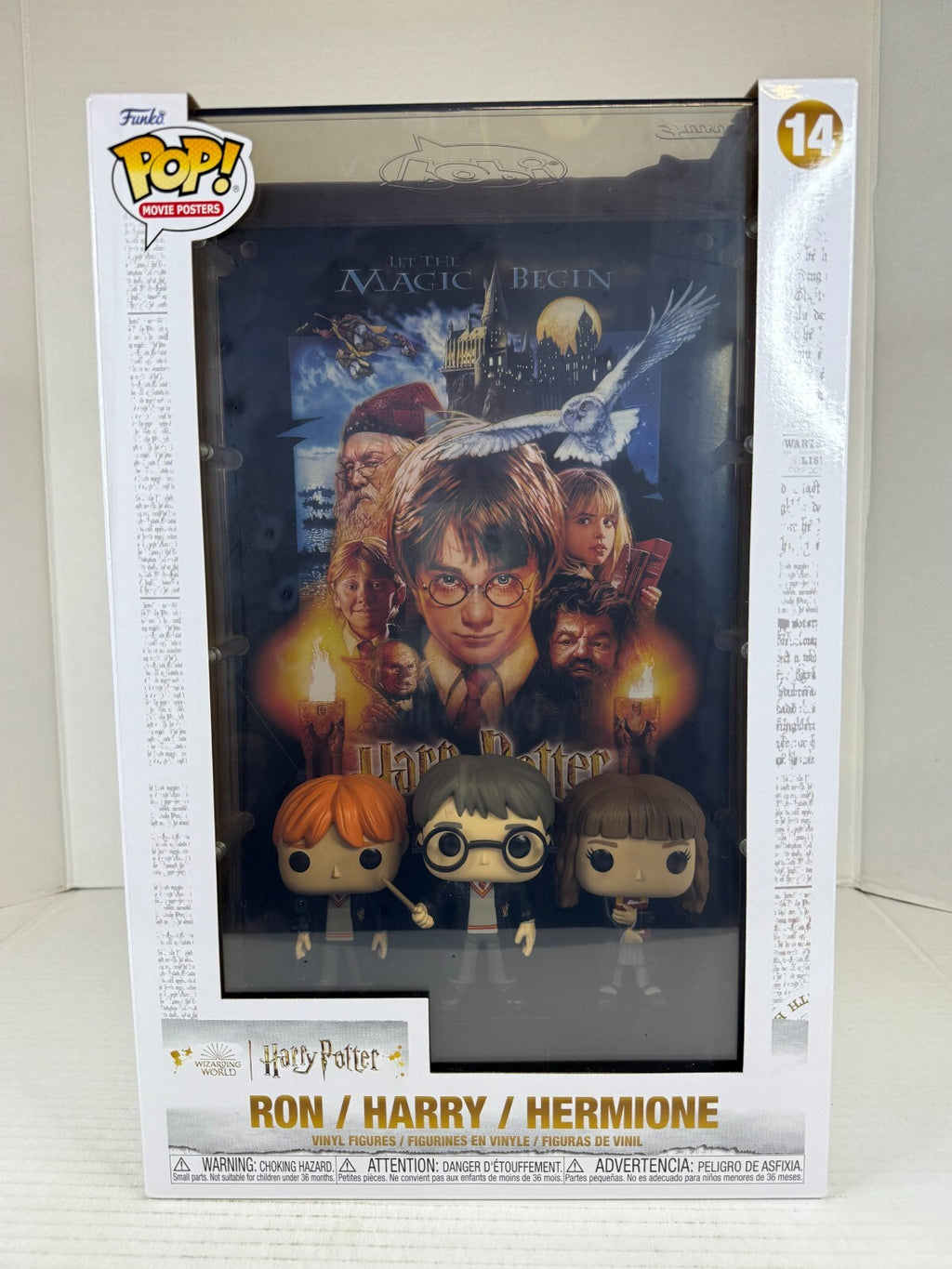 Funko POP Vinyl - Movie Poster - Ron Harry Hermione - #14