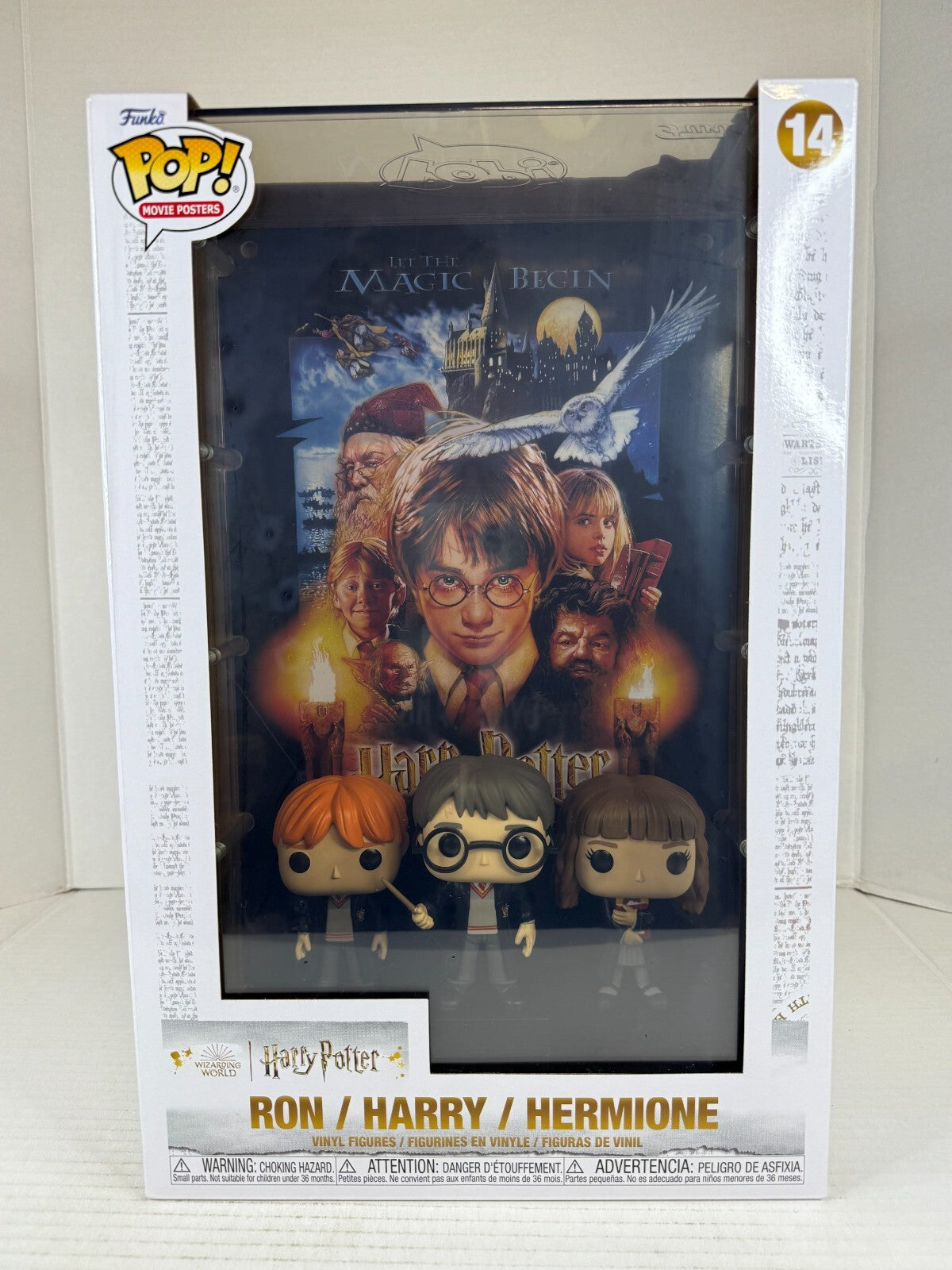 Funko POP Vinyl - Movie Poster - Ron Harry Hermione - #14