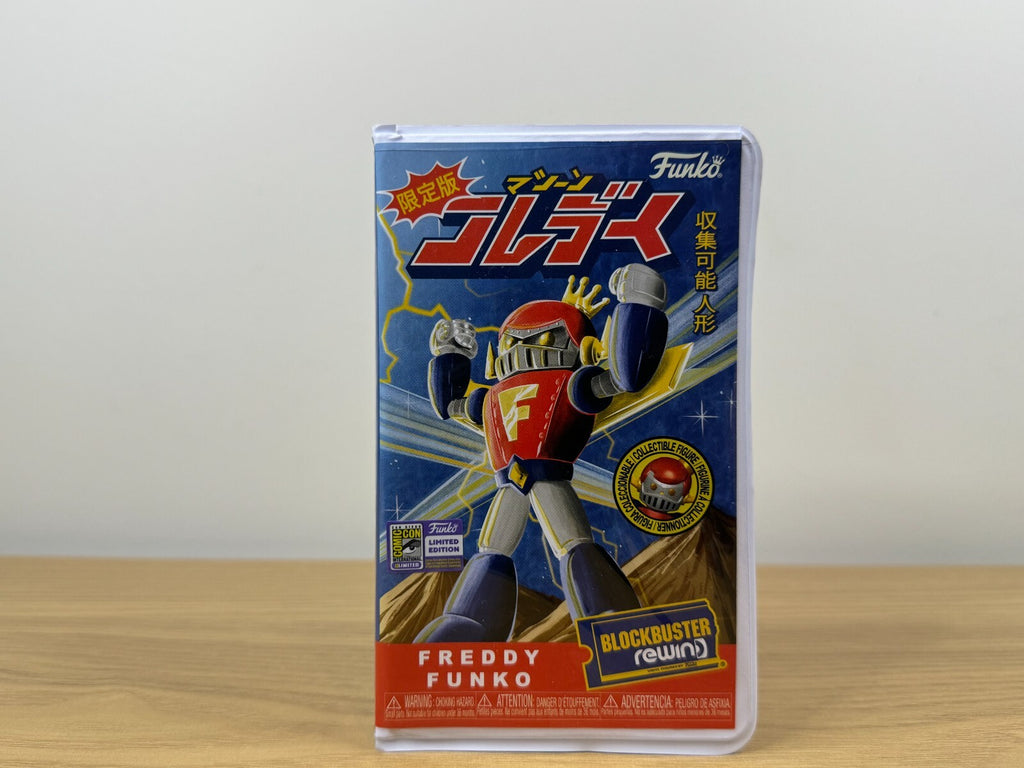Funko - VHS Block Buster Rewind - Freddy Funko - Mazinger Robot - Common SDCC 23