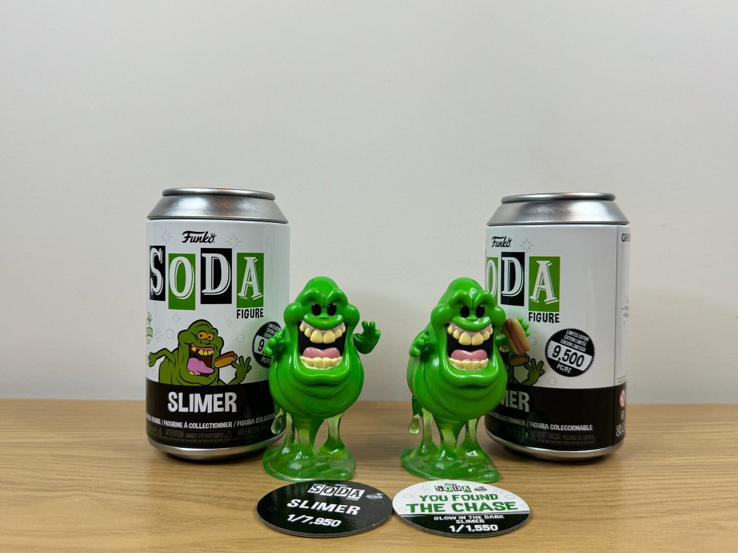 Funko POP Soda - Ghostbusters - Slimer - Common and Chase Set - 9500 Piece