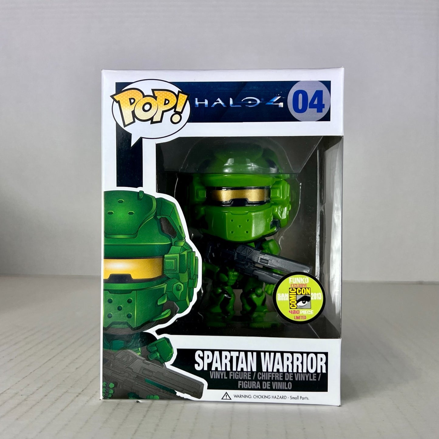 Funko POP Vinyl - HALO 4 - Spartan Warrior Green - #04 SDCC 480 Pcs